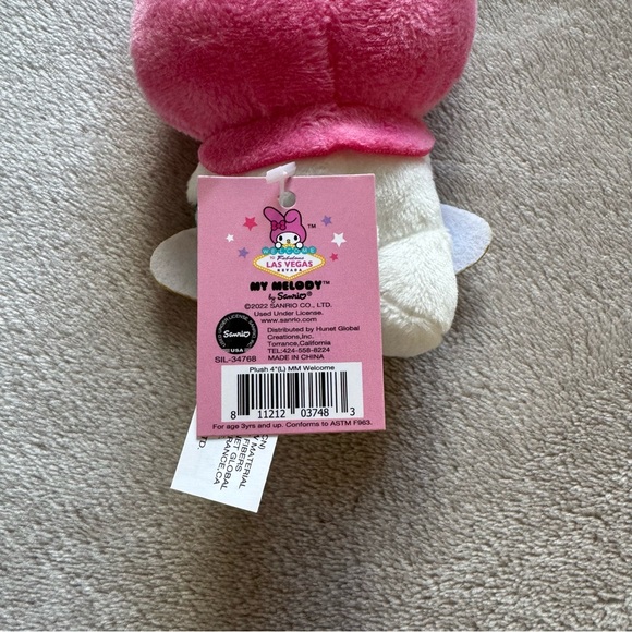Sanrio My Melody Las Vegas Plush Keychain - Picture 4 of 4